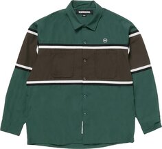Рубашка Neighborhood Classic Line Work Shirt &apos;Green&apos;, зеленый