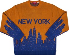 Свитер Supreme New York Sweater &apos;Orange&apos;, оранжевый