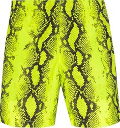 Шорты для плавания Off-White Snake Swimshorts &apos;Fluo Yellow&apos;, желтый