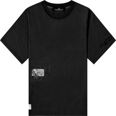 Футболка Stone Island Shadow Project Shadow Short-Sleeve Crewneck T-Shirt &apos;Black&apos;, черный
