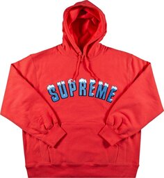 Толстовка Supreme Icy Arc Hooded Sweatshirt &apos;Bright Coral&apos;, оранжевый