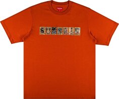 Футболка Supreme Ancient Short-Sleeve Top &apos;Burnt Orange&apos;, оранжевый