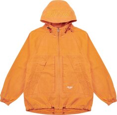 Куртка Palace Washed Cotton Hooded Jacket &apos;Orange&apos;, оранжевый