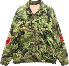 Куртка Saint Michael Windbreaker Jacket &apos;Camo&apos;, зеленый