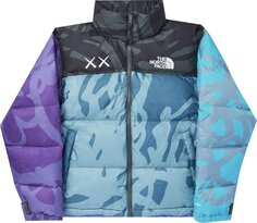 Куртка The North Face x KAWS Retro 1996 Nuptse Jacket &apos;Monterey Blue&apos;, синий