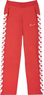 Брюки 3.PARADIS Embroidebirds Stripes Track Pants &apos;Red&apos;, красный