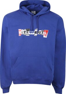 Худи Vetements Mixed Logo Hoodie &apos;Royal Blue&apos;, синий