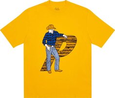 Футболка Palace Saddle Up T-Shirt &apos;Yellow&apos;, желтый