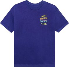Футболка Anti Social Social Club Thermal Internal Purple Tee &apos;Purple&apos;, фиолетовый