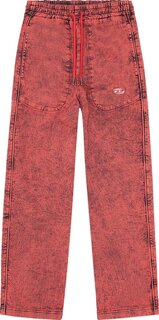Джинсы Diesel D-Martians NE FS Sweat Jeans &apos;Red&apos;, красный