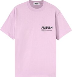 Футболка Ambush Jersey Workshop T-Shirt &apos;Lavendula/Black&apos;, фиолетовый