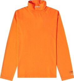 Лонгслив Heron Preston CTNMB Long-Sleeve Rollneck &apos;Orange&apos;, оранжевый