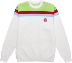 Свитер GOLF WANG Cookie Patch Sweater &apos;Ivory/Green/Orange/White&apos;, кремовый