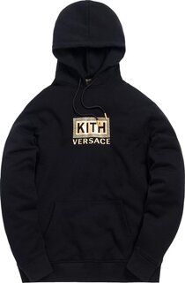 Худи Kith x Versace Greek Key Hoodie &apos;Black&apos;, черный