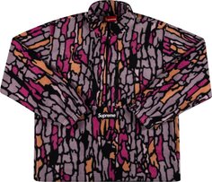 Пуловер Supreme x Polartec Half Zip Pullover &apos;Purple Treebark Camo&apos;, разноцветный