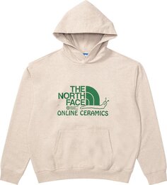 Худи The North Face x Online Ceramics Graphic Hoodie &apos;White Regrind&apos;, кремовый
