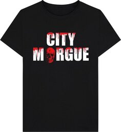 Футболка Vlone x City Morgue Dog T-Shirt &apos;Black&apos;, черный