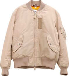 Куртка Burberry Logo Print Bomber Jacket &apos;Soft Fawn&apos;, загар