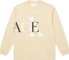 Лонгслив Palace x Calvin Klein Long-Sleeve &apos;Wheat&apos;, кремовый