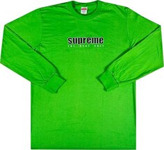 Лонгслив Supreme The Real Shit Long-Sleeve Tee &apos;Green&apos;, зеленый