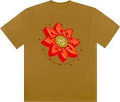 Футболка Cactus Jack by Travis Scott Flower T-Shirt &apos;Tan&apos;, загар