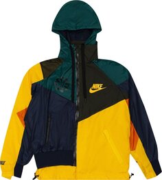 Анорак Nike x Sacai Hooded Anorak &apos;University Gold/Sequoia&apos;, зеленый