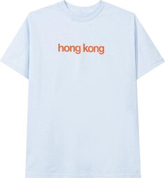 Футболка Anti Social Social Club Hong Kong Hk City Tee &apos;Blue&apos;, синий
