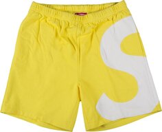 Шорты Supreme S Logo Short &apos;Yellow&apos;, желтый