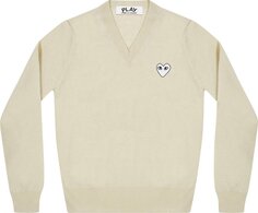 Пуловер Comme des Garçons PLAY Heart Pullover &apos;Beige&apos;, загар
