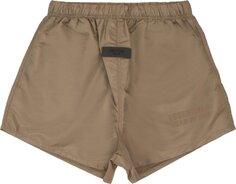 Шорты Fear of God Essentials Running Shorts &apos;Wood&apos;, коричневый