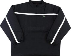 Пуловер Supreme x Lacoste Puffy Half Zip Pullover &apos;Black&apos;, черный