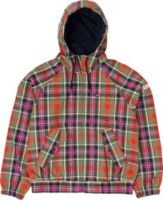 Куртка Supreme GORE-TEX Hooded Harrington Jacket &apos;Olive Plaid&apos;, зеленый