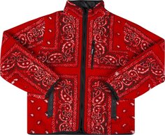 Куртка Supreme Reversible Bandana Fleece Jacket &apos;Red&apos;, красный