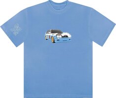 Футболка Cactus Jack by Travis Scott JACKBOYS Vehicle T-Shirt IV &apos;Blue&apos;, синий
