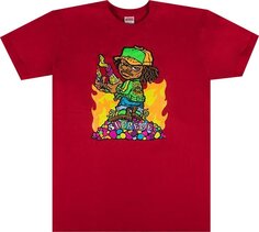 Футболка Supreme Molotov Kid Tee &apos;Red&apos;, красный