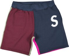 Спортивные шорты Supreme S Logo Colorblocked Sweatshort &apos;Navy&apos;, синий