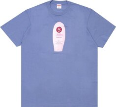 Футболка Supreme Super Cream Tee &apos;Slate&apos;, синий