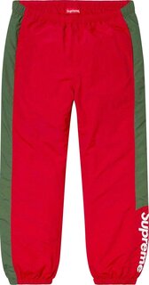 Брюки Supreme Side Logo Track Pant &apos;Red&apos;, красный