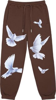 Брюки 3.PARADIS Freedom Birds Lounge Pants &apos;Brown&apos;, коричневый