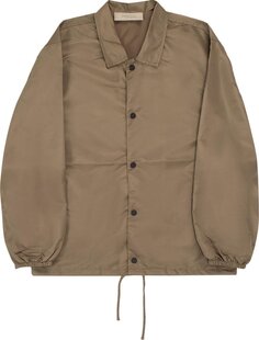 Куртка Fear of God Essentials Coaches Jacket &apos;Wood&apos;, коричневый