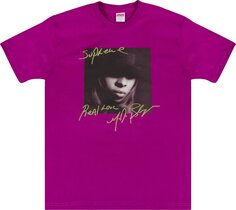 Футболка Supreme Mary J. Blige T-Shirt &apos;Magenta&apos;, фиолетовый