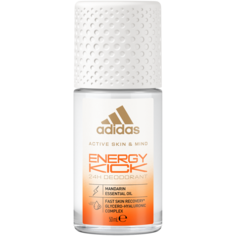 Adidas Active Skin&amp;Mind Energy Kick шариковый дезодорант унисекс, 50 ​​мл