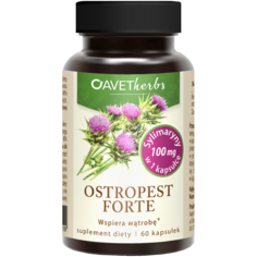 Avet Ostropest Forte биологически активная добавка, 60 капсул/1 упаковка