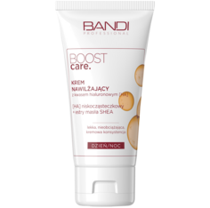 Bandi Boost Care увлажняющий крем для лица, шеи и зоны декольте с гиалуроновой кислотой, 50 мл
