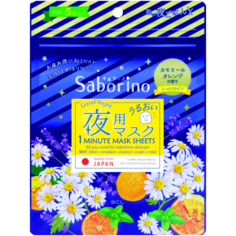 BCL Saborino маска для лица на ночь, 5 шт/1 упаковка