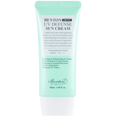 Benton UV Defense Sun Cream Солнцезащитный крем для лица с SPF50+ PA++++, 50 мл