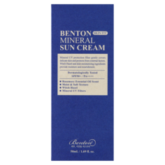 Benton Mineral Sun Cream Солнцезащитный крем для лица с SPF50+ PA++++, 50 мл
