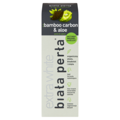 Biała Perła Bamboo Carbon&amp;Aloe зубная паста с бамбуковым углем, 75 мл
