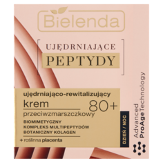 Bielenda Ujędrniające Peptydy укрепляющий и восстанавливающий крем для лица против морщин 80+, 50 мл