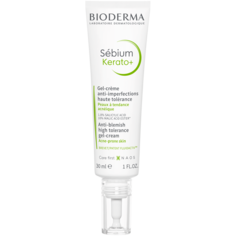 Bioderma Sebium Kerato+ крем-гель для лица против прыщей, 30 мл